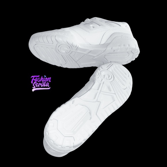 New Balance 550 Triple White GSB550WW Men’s Women’s Unisex Leather Sneakers NWOT - Picture 6 of 6